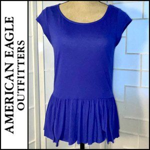 American Eagle T-shirt- Drop waist & Ruffle Hem